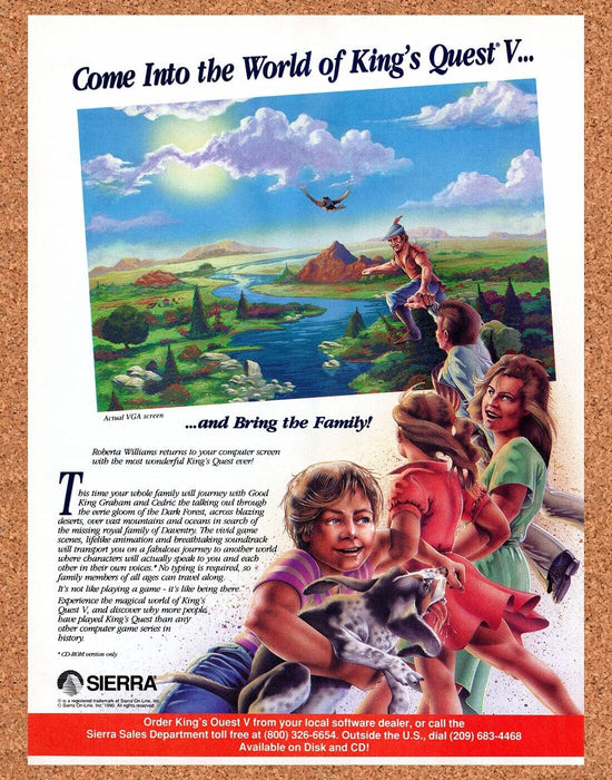 2004 Kings Quest V PC Original Ad v1 - for just $17.99! 