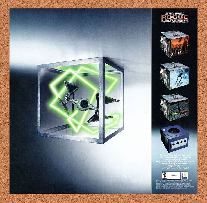 2001 Star Wars Rogue Leader GameCube Original Ad v1 - for just $19.34! 