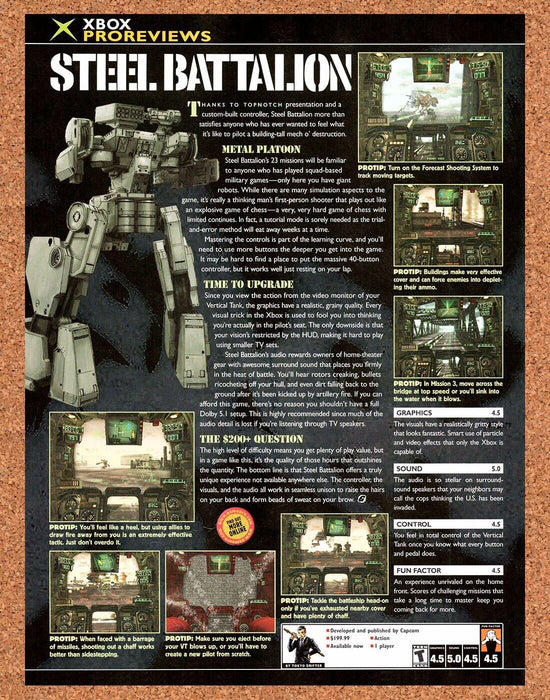 2003 Steel Battalion Xbox Original Ad - for just $17.99! 
