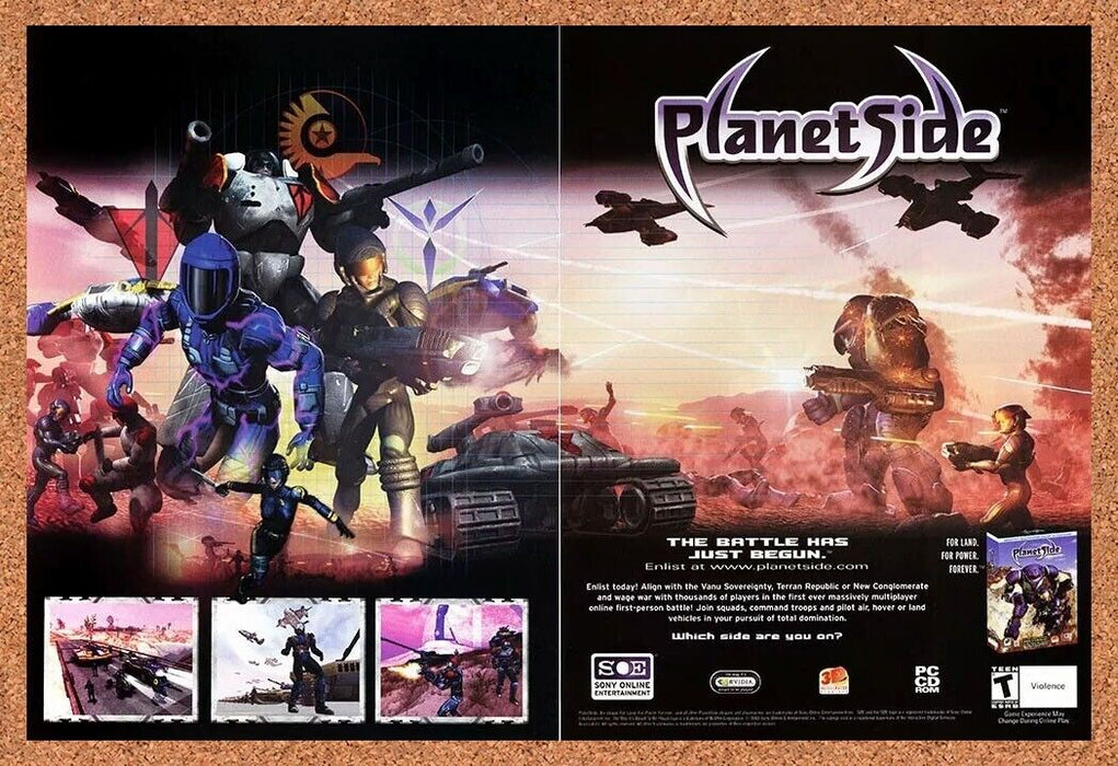2005 PlanetSide PC Original Ad v2 - for just $21.49! 