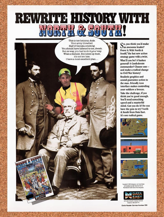 1990 North & South Amiga Original Ad v1 - for just $17.99! 