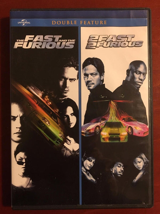 The Fast and the Furious - 2 Fast 2 Furious (DVD, double feature) - L05 - for just $2.50! 