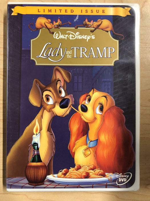 Lady and the Tramp (DVD, Disney, Limited Issue, 1955) - K8 - for just $5.99! 