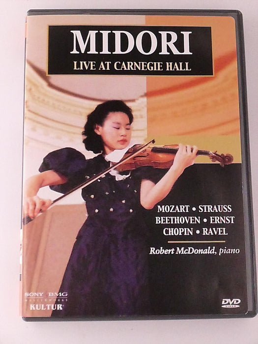 Midori Live at Carnegie Hall (DVD, 1990) - K0428 - for just $5.99! 