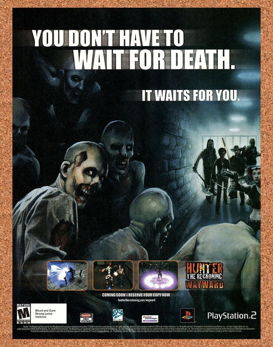 2003 Hunter The Reckoning Wayward PS2 Original Ad - for just $17.99! 