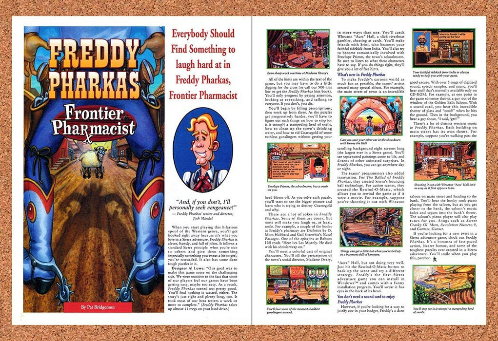 1993 Freddy Pharkas Frontier Pharmacist PC Original Ad v1 - for just $21.49! 