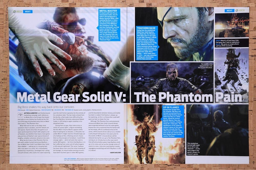 2013 Metal Gear Solid V The Phantom Pain Xbox 360 Original Ad v1 - for just $21.49! 