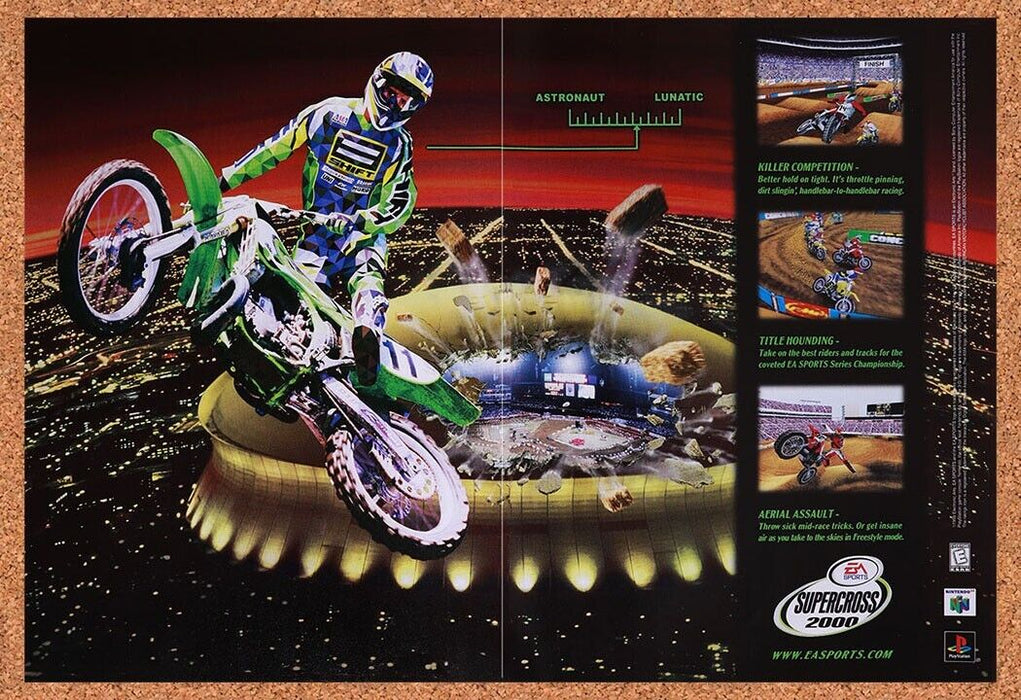 1999 Supercross 2001 N64 Original Ad v1 - for just $21.49! 