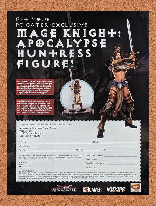 2006 Mage Knight Apocalypse PC Gamer-Exclusive Figure Original Ad v1 - for just $19.49! 