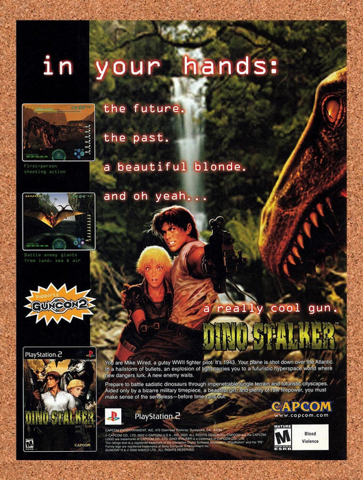 2002 Dino Stalker PS2 Original Ad v1 - for just $19.49! 
