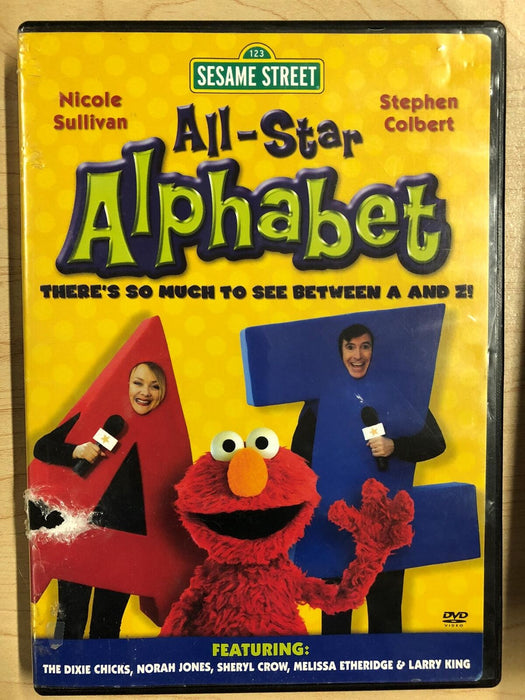 Sesame Street - All-Star Alphabet (DVD, 2005) - K5 - for just $2.99! 