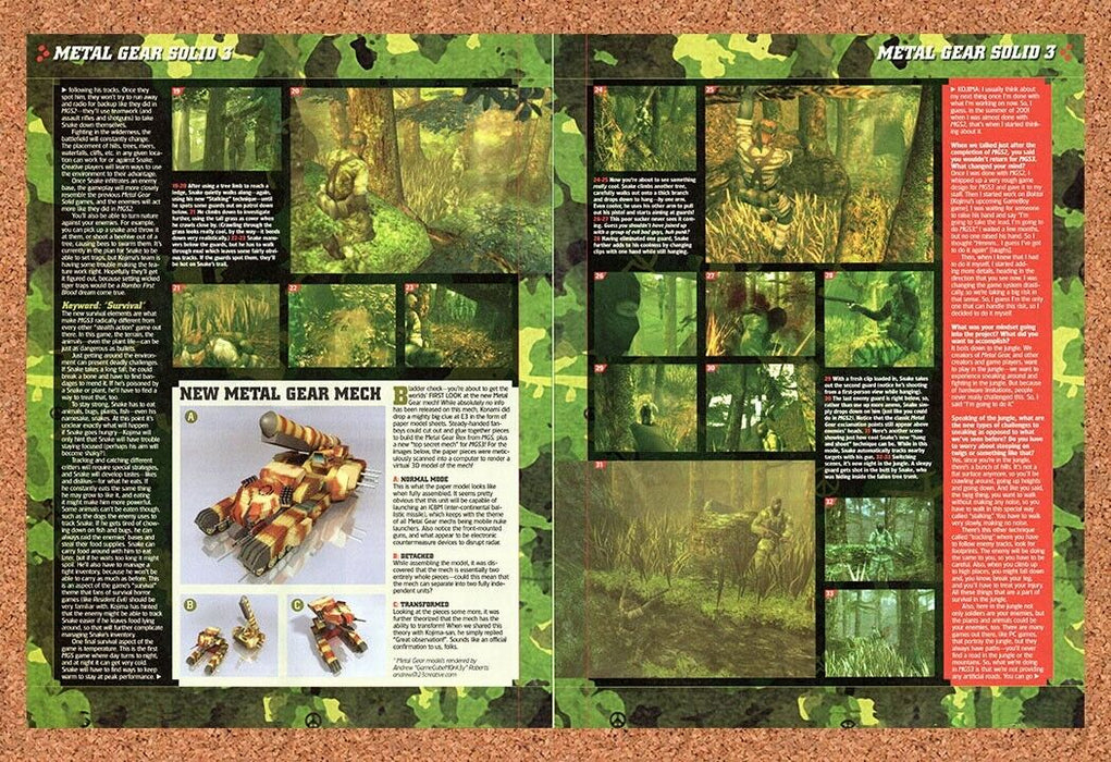 2003 Metal Gear Solid 3 Snake Eater PS2 Original Ad v3 - for just $21.49! 