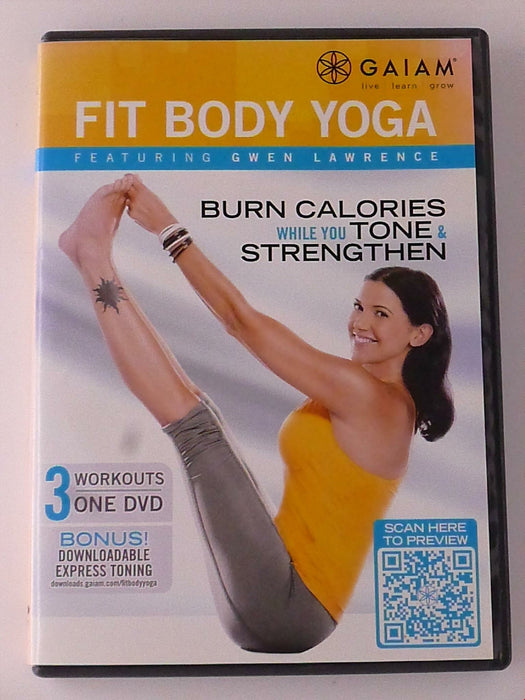 Fit Body Yoga Featuring Gwen Lawrence (DVD, exercise, Gaiam) - L04 - for just $1.99! 