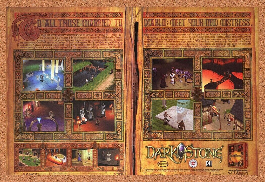 1999 DarkStone PC Original Ad - for just $21.49! 