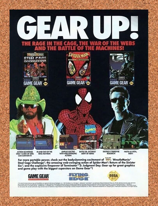 1993 Sega Game Gear Console Original Ad v1 - for just $17.99! 