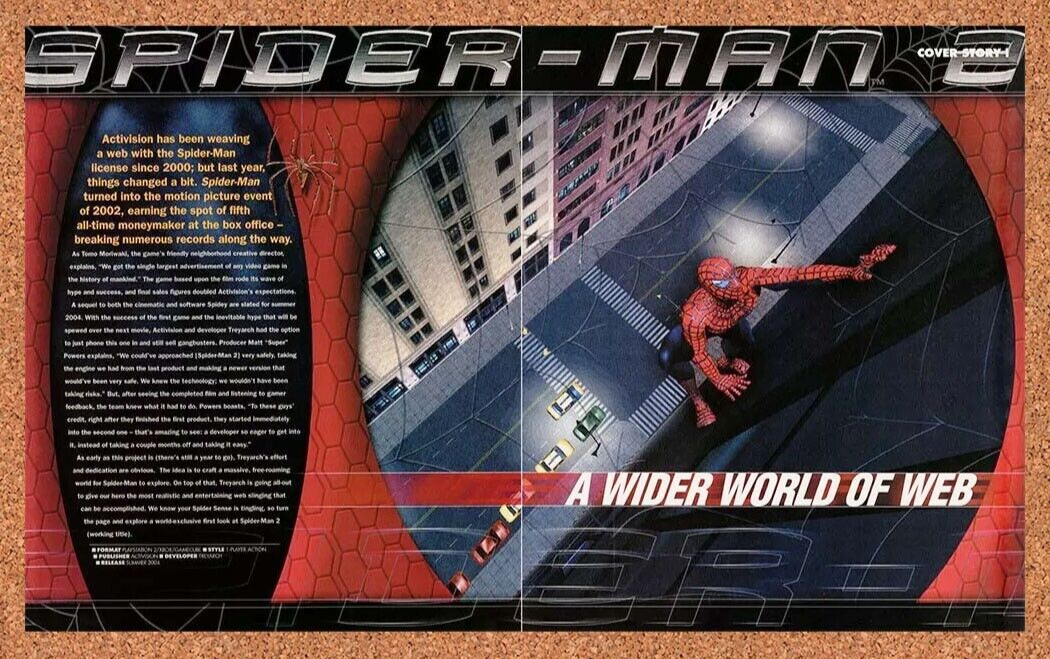 2005 Spider-Man 2 PS2 Original Ad v1 - for just $21.49! 