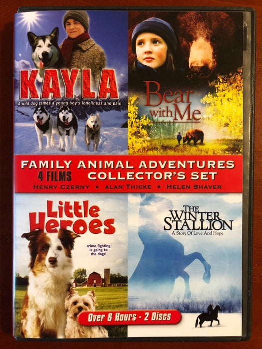 Family Animal Adventures - Kayla, Bear with Me, Little..., (DVD, 4-film) - K7 - for just $2.25! 
