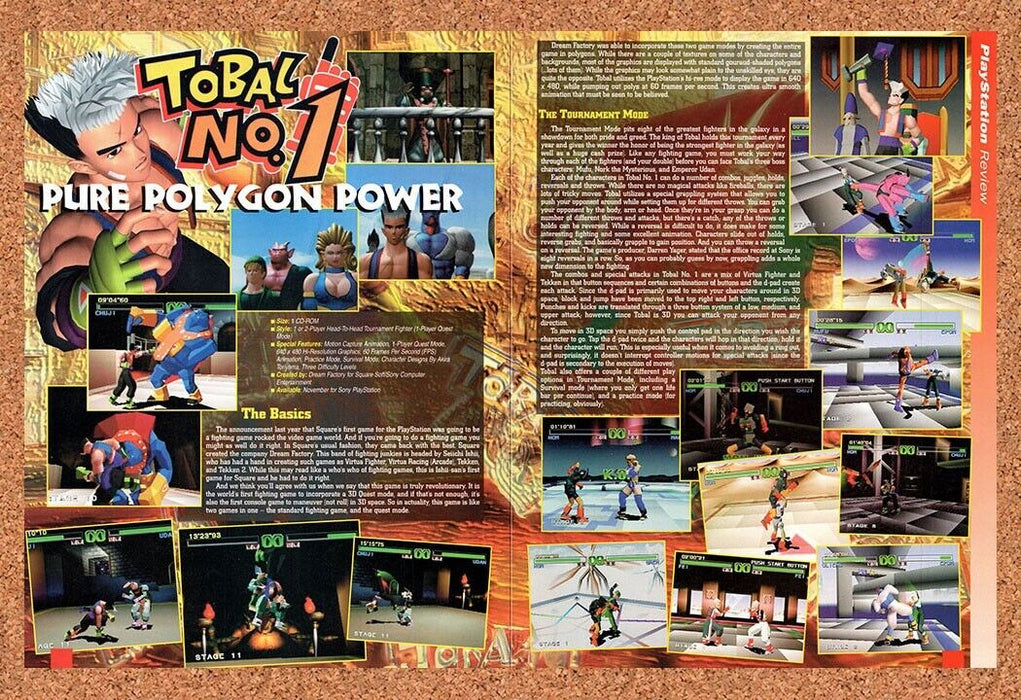1996 Tobal No 1 PS1 Original Ad v1 - for just $21.49! 