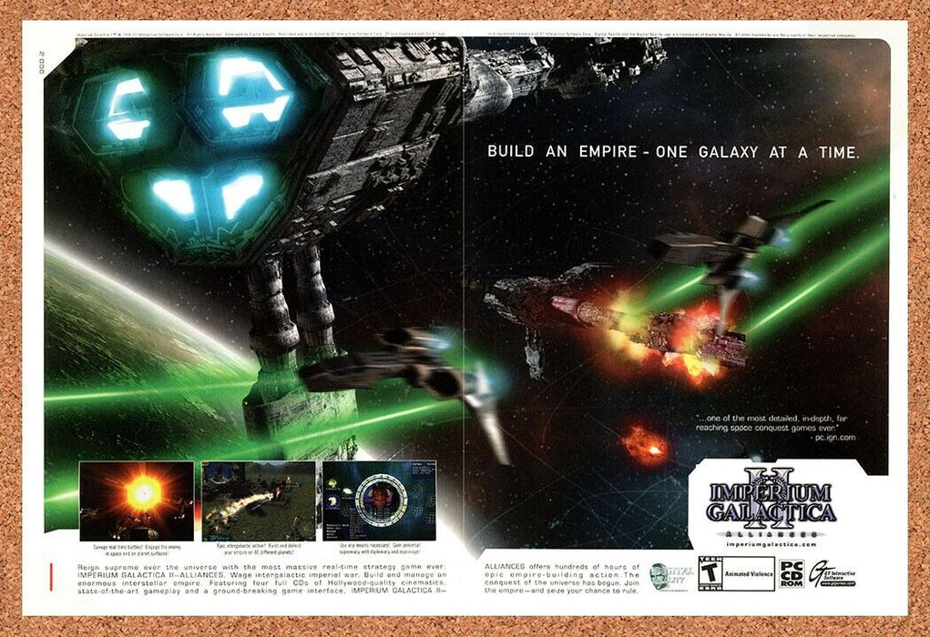 2002 Imperium Galactica II PC Original Ad - for just $21.49! 