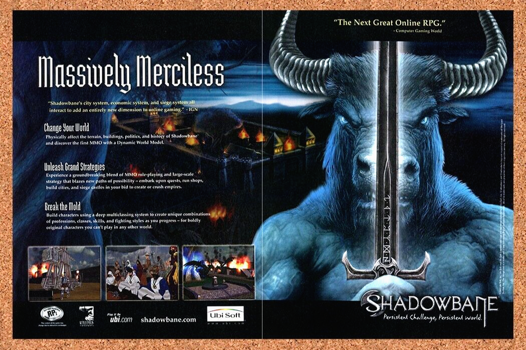 2004 Shadowbane PC Original Ad v2 - for just $21.49! 