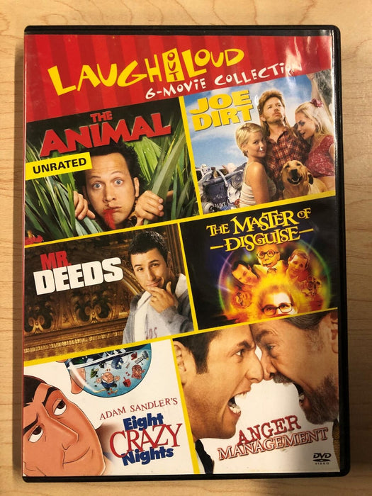 The Animal, Joe Dirt, Mr. Deeds, Eight Crazy Nights, Ang.. (DVD, 6-film) - K5 - for just $5.99! 