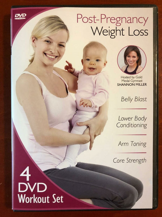 Post-Pregnancy Weight Loss (DVD, 2010, 4-disc, exercise) - I1030 - for just $1.99! 