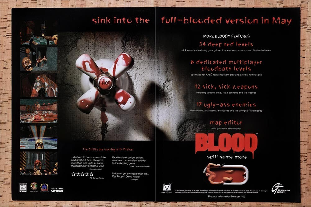 1997 Blood PC Original Ad v1 - for just $24.49! 