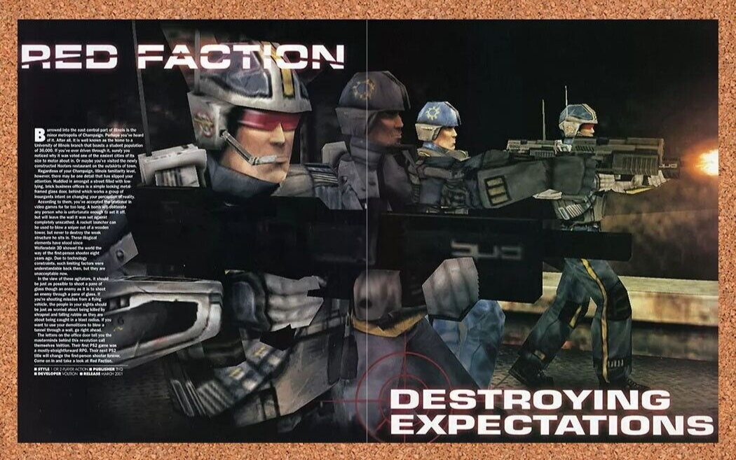 2002 Red Faction Xbox Original Ad - for just $21.49! 