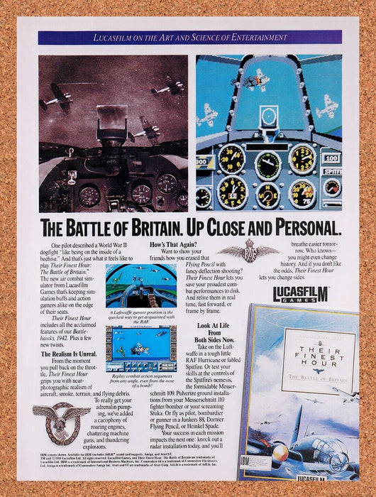 1990 Their Finest Hour The Battle Of Britain Tandy Original Ad v1 - for just $15.29! 