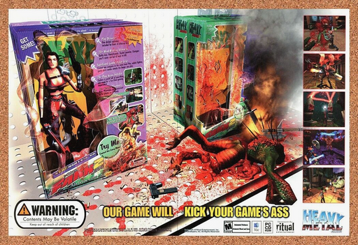 2002 Heavy Metal Fakk 2 PC Original Ad - for just $21.49! 