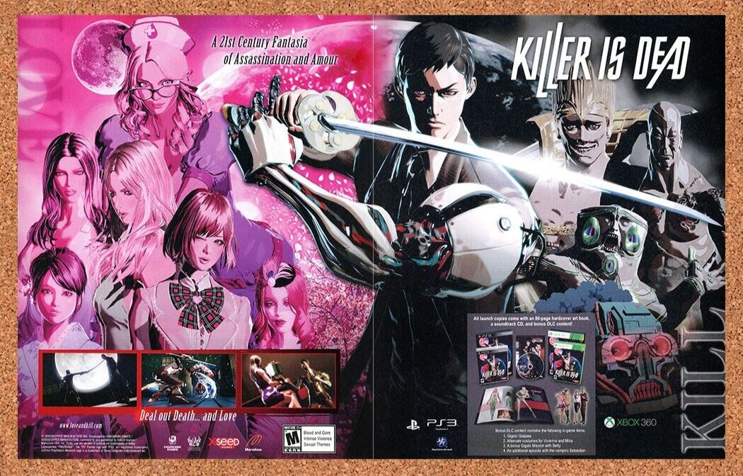 2013 Killer Is Dead PS3 Original Ad - for just $21.49! 