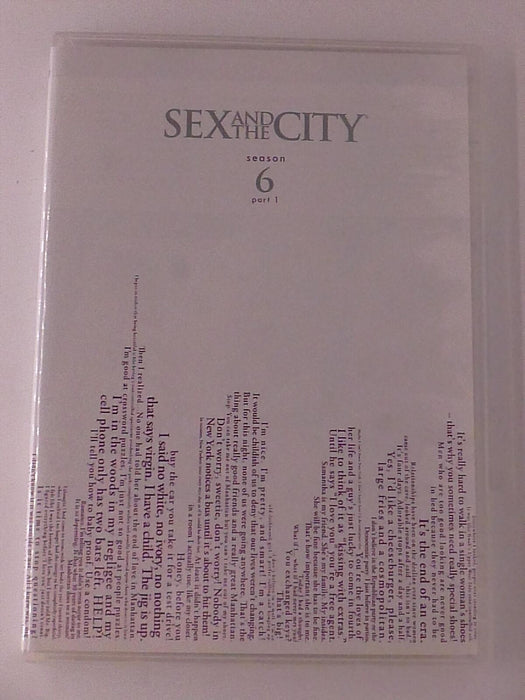 Sex and the City - Season 6 Part 1 (DVD, 2003) - K0303 - for just $2.99! 