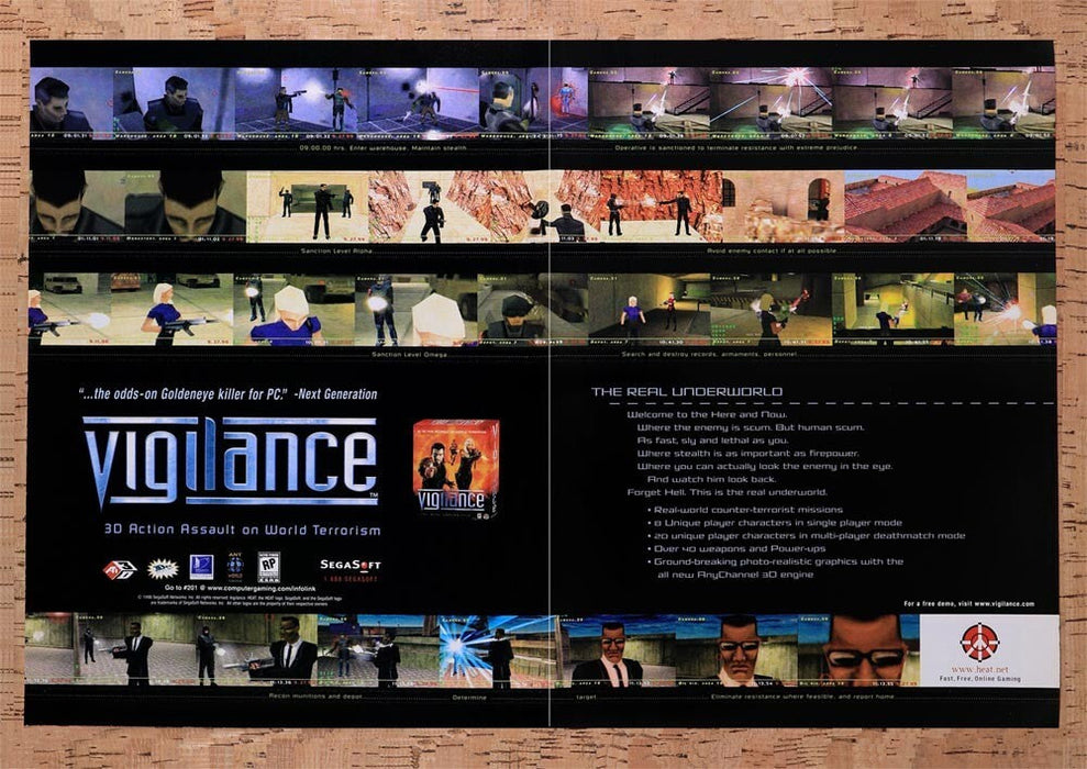 1999 Vigilance PC Original Ad v1 - for just $21.49! 