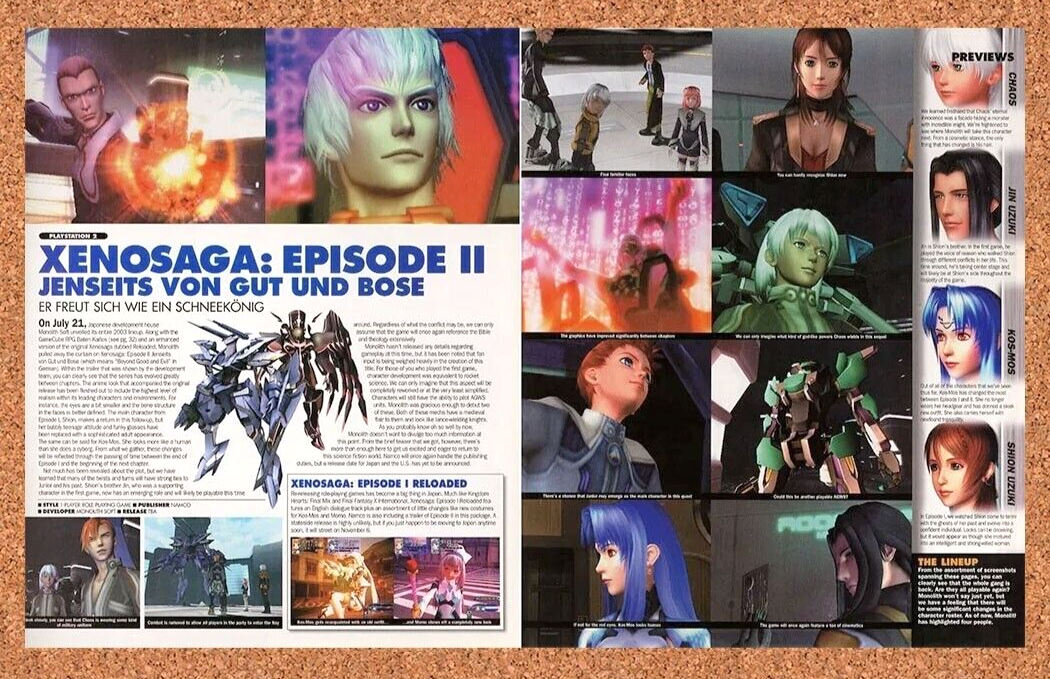 2007 Xenosaga Episode II PS2 Original Ad v2 - for just $21.49! 