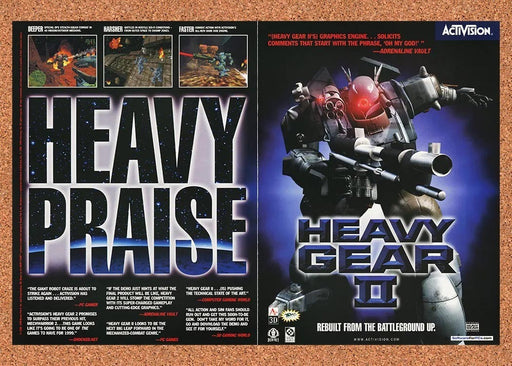 1999 Heavy Gear II PC Original Advertisement v1 - for just $23.99! 