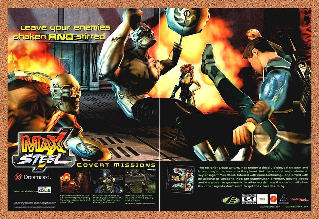 2003 Max Steel Dreamcast Original Ad - for just $21.49! 