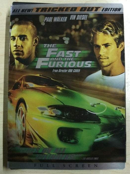 The Fast and the Furious (DVD, Full Screen, 2001) - K7 - for just $1.99! 