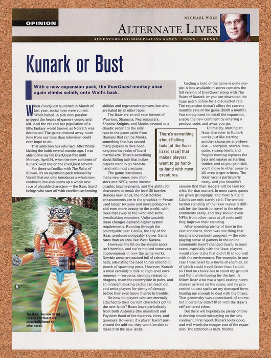 2000 EverQuest 1 Ruins Of Kunark Kunark Or Bust Original Ad v4 - for just $17.99! 
