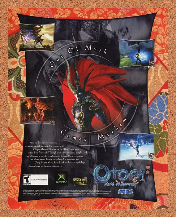 2005 Otogi Myth Of Demons Xbox Original Ad - for just $17.99! 