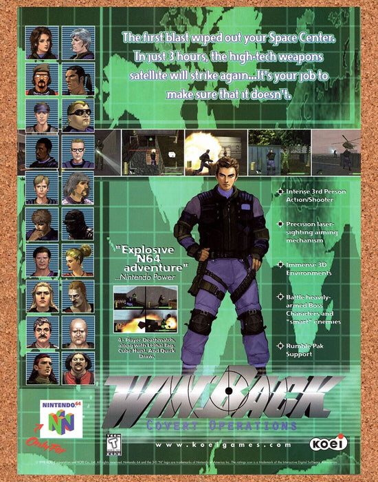 2002 WinBack N64 Original Ad - for just $17.99! 