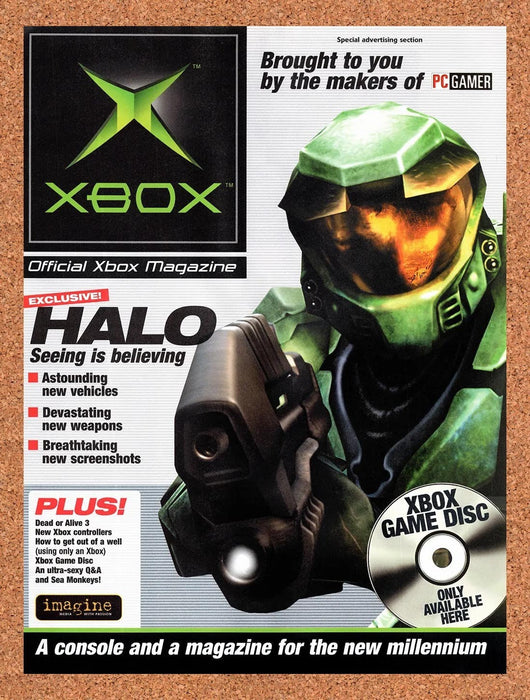 2001 Halo Official XBox Magazine Original Advertisement v7 - for just $19.49! 
