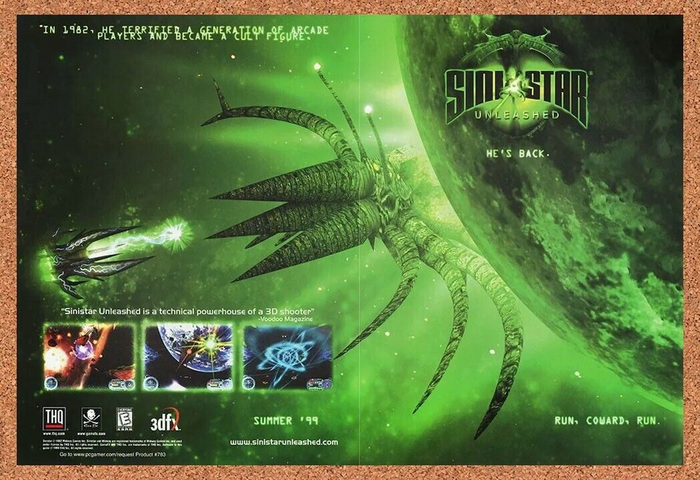 2001 Sinistar Unleashed PC Original Ad - for just $21.49! 