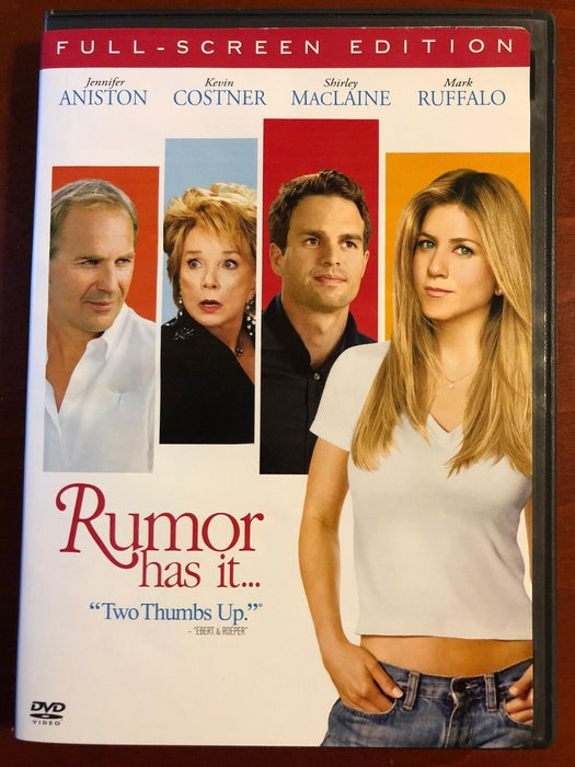 Rumor Has It (DVD, 2005, Full Frame) - J1105 - for just $1.99! 
