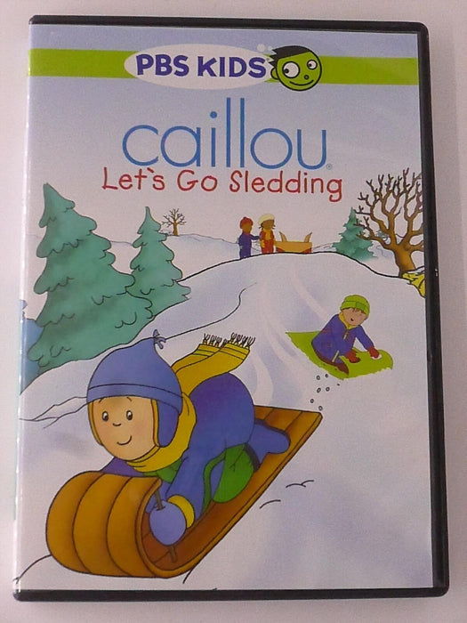 Caillou - Lets Go Sledding (DVD, PBS Kids) - J0205 - for just $1.99! 