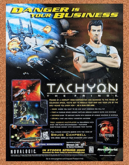 2002 Tachyon The Fringe PC Original Ad - for just $17.99! 