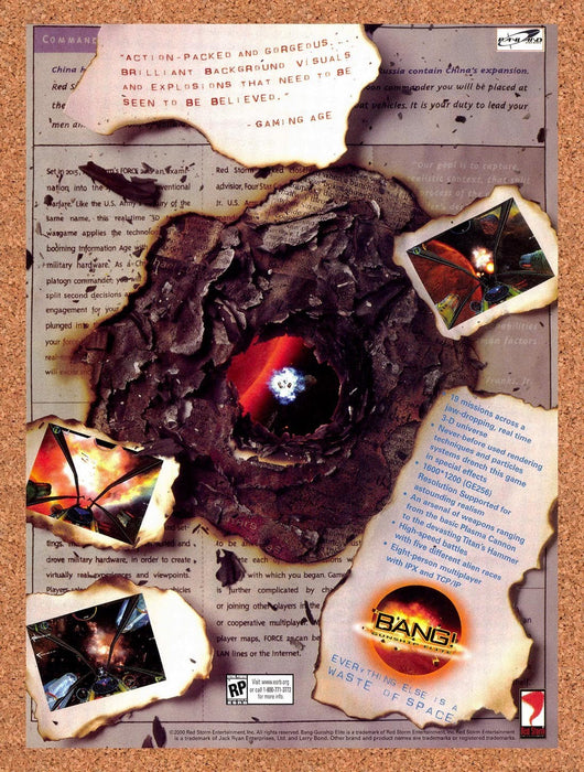 2000 Bang! Gunship Elite PC Original Advertisement v1 - for just $19.49! 