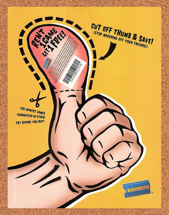 2004 Blockbuster Original Video Game Rental Ad v3 - for just $17.99! 