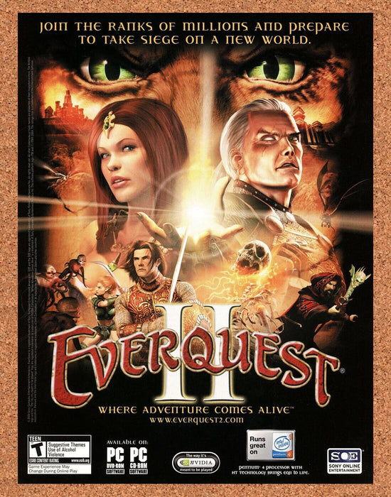 2004 EverQuest II PC Original Ad - for just $17.99! 