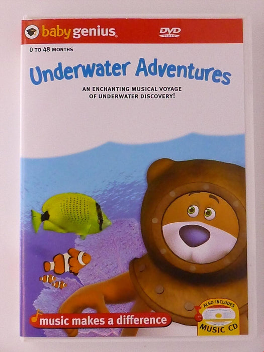Baby Genius - Underwater Adventures (DVD and Bonus CD) - K0218 - for just $1.99! 