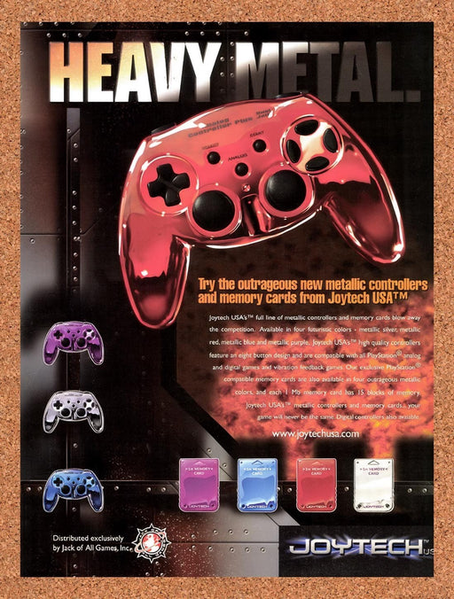 2000 Joytech USA Full Metal Jacket PS1 Controllers Original Advertisement v2 - for just $19.49! 